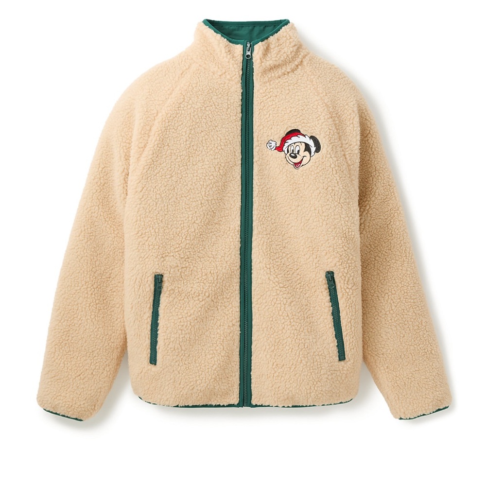 DISNEY Santa Mickey Mouse Sherpa Jacket
